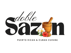 doble sazon logo transparent
